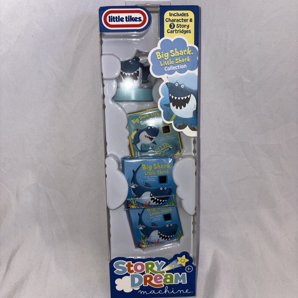 Little Tikes Dream Machine BIG SHARK LITTLE SHARK 3 Stories & Cartridges Figure